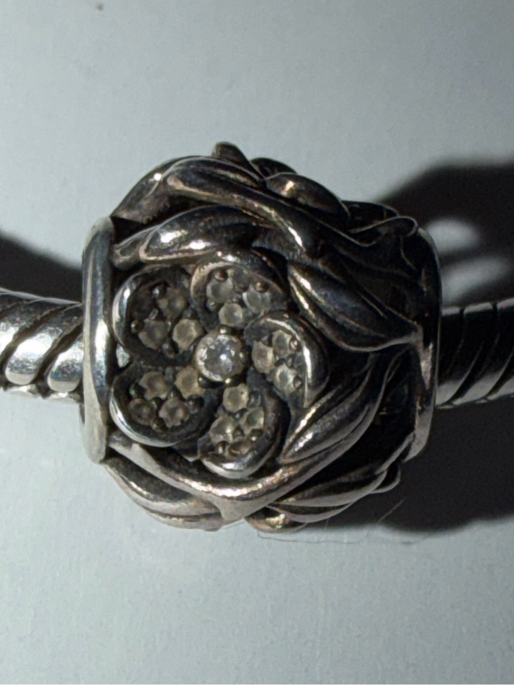 Pandora Mystic Floral Open Work Charm 791419CZ ALE 925
